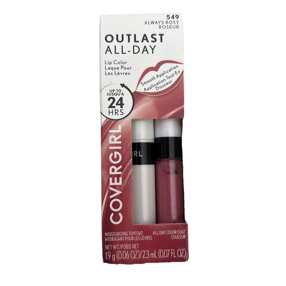 Outlast All-Day Lip Color with Topcoat, Always Rosy